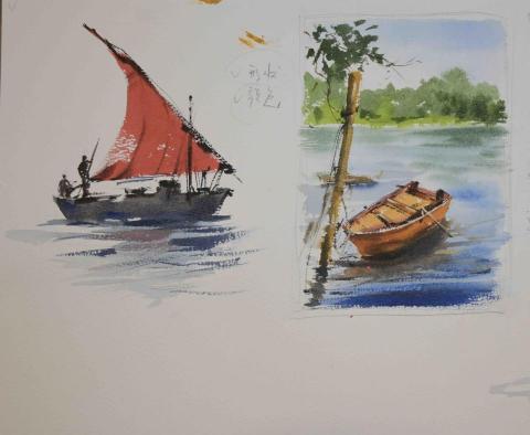 邦妮美術 - 水彩速寫