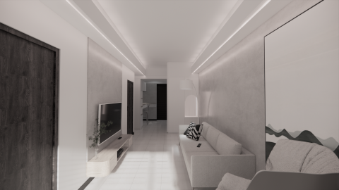 陳子炫 - 中和黃公館客廳貫穿