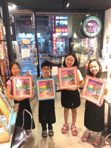 姍蒂23咖啡油畫 - 最美好的時光