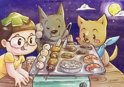 李奧華特藝術工作室 Leowalt ART - 電繪仿水彩風童趣插畫