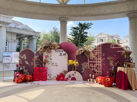 艾莉亞婚禮佈置 - 義大皇家花園廣場婚禮佈置