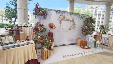 艾莉亞婚禮佈置 - 義大皇家花園廣場婚禮佈置