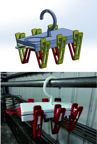 龍興設計 - 夾衣架設計開發與3D列印打樣