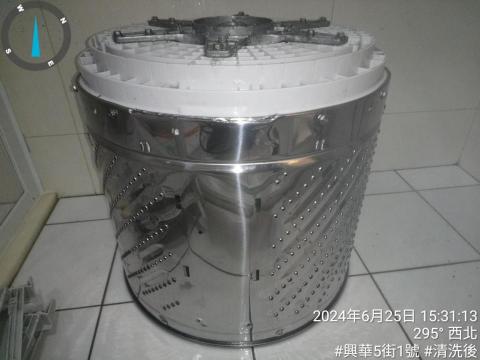 潔淨冷氣清洗 - 洗衣機內桶清洗後