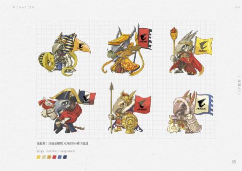 ZUMAO‧ 錙貓氏 - 2022 第三名｜金犢設計獎
AORUS「小鵰」形象 IP 設計獎｜征服者 小鵰
創意小組 李秦 宋貞儀
