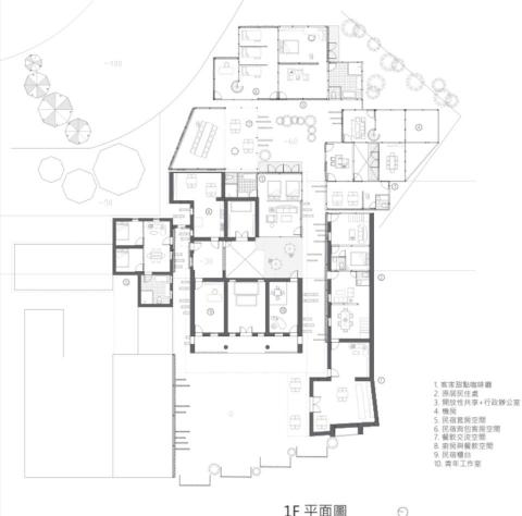 王善禛 - 聚落興建 建築設計平面圖