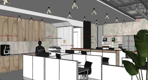 Liv Yeh - Commercial 01.
Located in Changhua
Office design 1F space in 3D without rendering