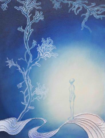 姍姍美術老師 - 老師作品（油彩、塑型劑）