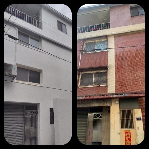 銳聯工程行 - 室外牆花崗仿石漆塗裝分色 銳聯工程行 - 室外牆花崗仿石漆塗裝分色