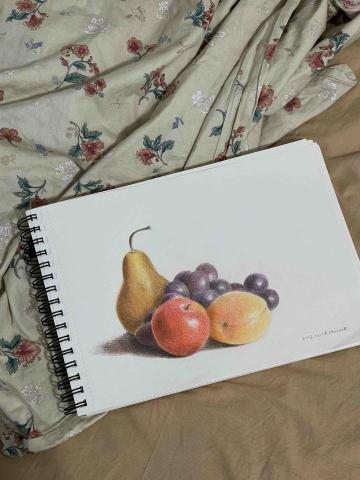 鍾佳恩 - 色鉛筆畫