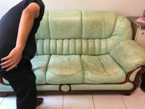 佳美潔 - 沙發塌陷處理前 佳美潔 - 沙發塌陷處理前