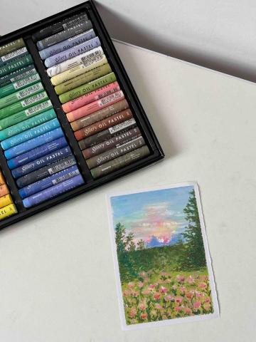 鍾佳恩 - 蠟筆畫