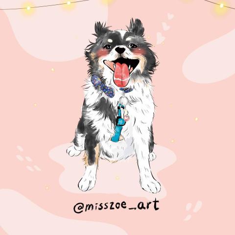 提供照片似顏繪app服務的專家陳佐伊