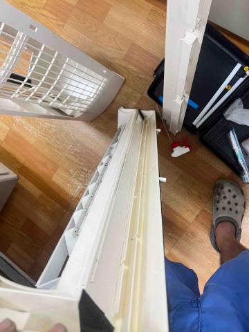 慈恩專業清潔 - 高雄楠梓區小林眼鏡行冷氣清洗