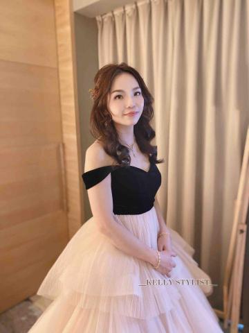 台中新娘秘書Kelly |美甲|美睫|育髮|紋繡 - 宴客進場