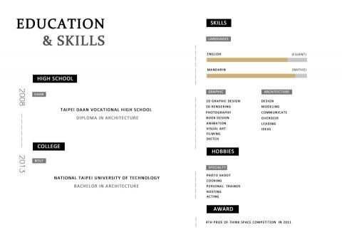 楊承諺 - 教育與技能