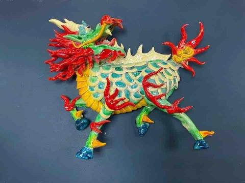 hung - 交趾陶-麒麟，2021學生時期作品