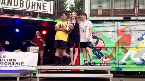 一輪獨旅 - 德國獨輪車競賽(GUC) 女子組Flatland第二名