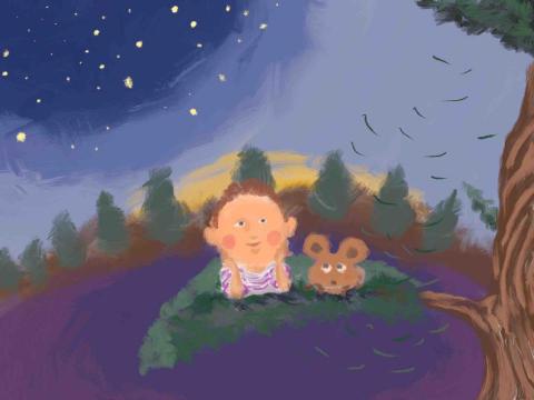 Uart藝術工作室 - 柚子老師電繪作品-委託繪本插畫-幾米風格 Uart藝術工作室 - 柚子老師電繪作品-委託繪本插畫-幾米風格