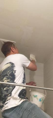 福音工程 - 開洞後油漆復原