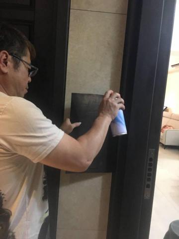 福音工程 - 玄關門框刮傷修復