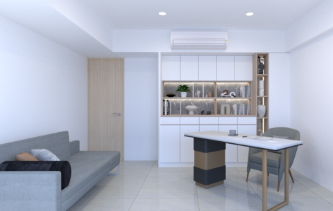 炤京室內裝修設計 - 清新現代風-書房 炤京室內裝修設計 - 清新現代風-書房