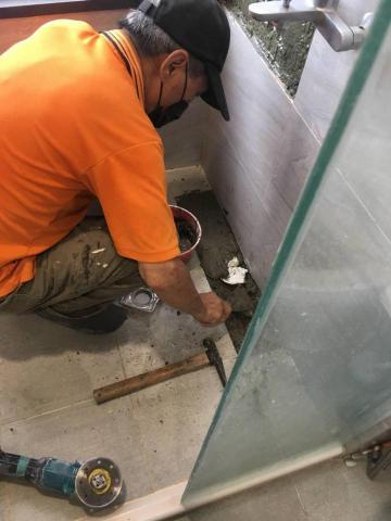 福音工程 - 淋浴地排防水補強