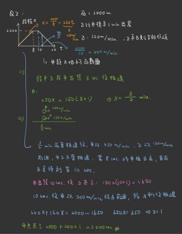 董哲睿 - 數學題目教學解析