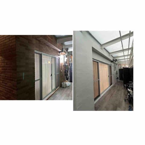 樺暐裝潢油漆工程行 - 磁磚整平+石頭漆