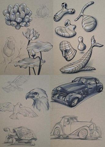 木頭 專業美術設計老師 - 速寫練習 木頭 專業美術設計老師 - 速寫練習