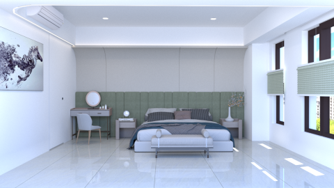 炤京室內裝修設計 - 清新現代風-主臥室 炤京室內裝修設計 - 清新現代風-主臥室