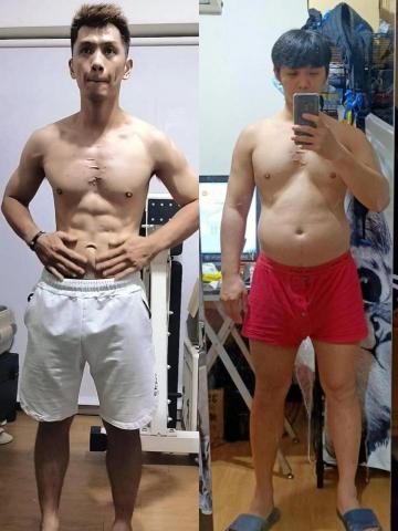 Andy Lin - 3個月18%降到10%，76kg降到66kg