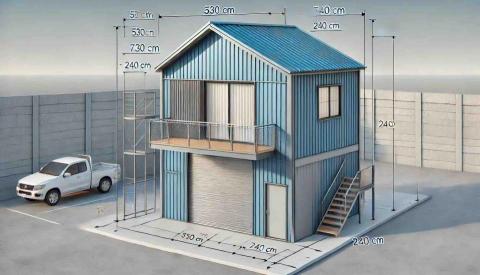 埕鈺工程 - 新建鐵皮屋設計