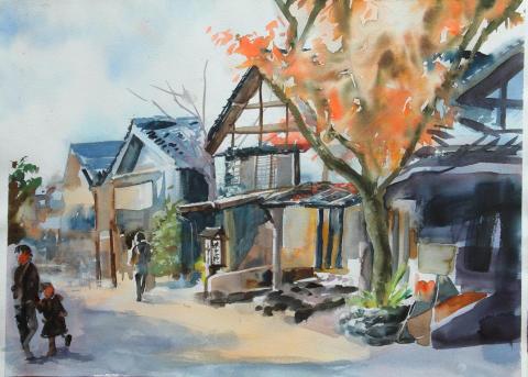 彭光維 - 水彩示範