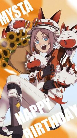 陳佳萱 - 動漫人物生日賀卡