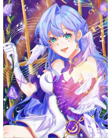 朝暮（Zhoamu) - 遊戲二創
角色：崩壞：星穹鐵道 知更鳥
