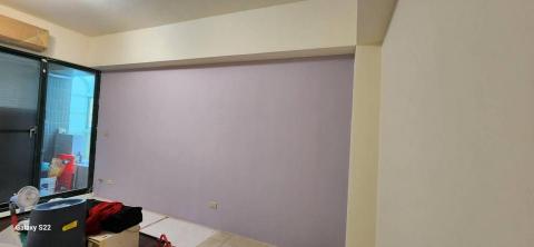 你為什麼不問問神奇海螺呢 - 新竹縣新豐鄉，社區：理想國，全室乳膠漆+夢幻紫跳色