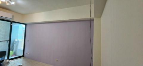 你為什麼不問問神奇海螺呢 - 新竹縣新豐鄉，社區：理想國，全室乳膠漆+夢幻紫跳色