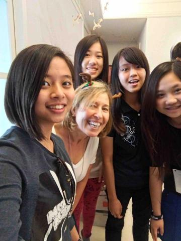 PC/英文會話/兒童美語/英文陪讀 - 參加美國學校路跑