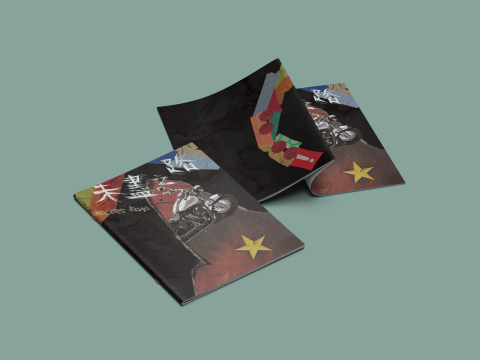 Min Chen - 《未盡之路 Endless Road》越南、泰國摩托車旅行小誌封面設計