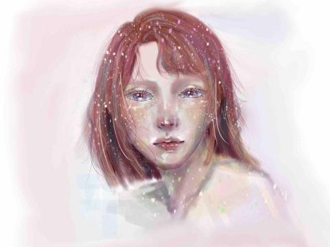 安娜 - 電繪 2000$