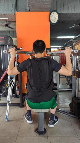 毛 - 背部機械訓練