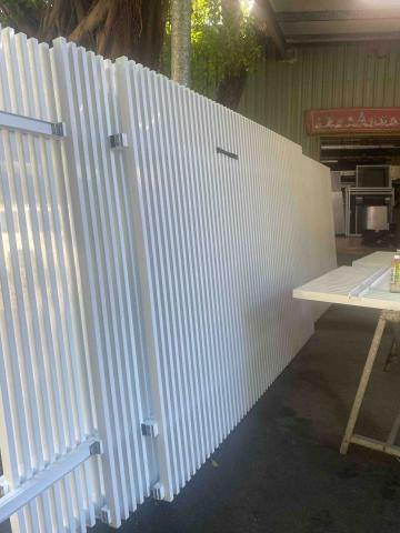 啟恆鋁門窗企業社 - 陽台隱密鋁格柵