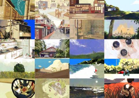 蔡宛庭 - 平面場景插圖