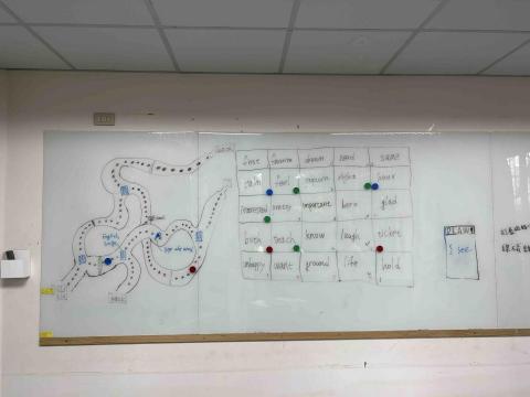 邱湘涵 - 因為家教同學對英文不敢興趣，所以以遊戲的方式幫他上課及複習