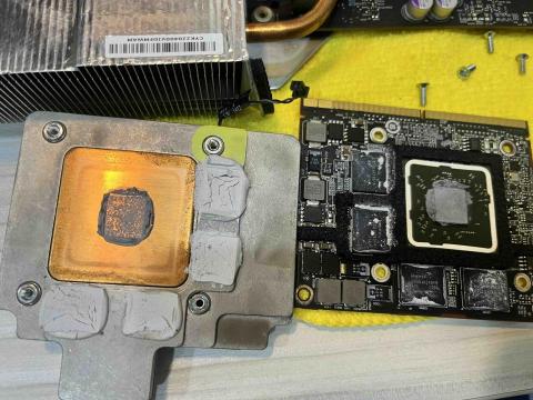 邱創史-Vic. - 散熱膏硬化，導致散熱效果不佳。（重新塗布）