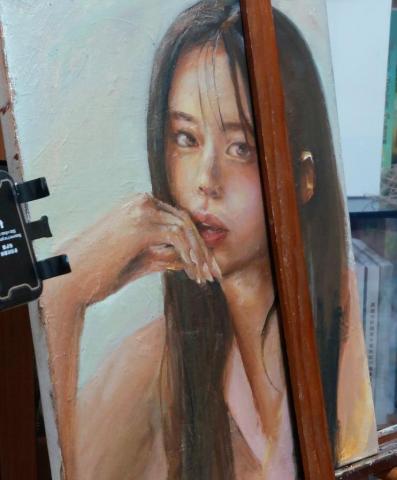Chiyo🦄 - 油畫教學示範圖