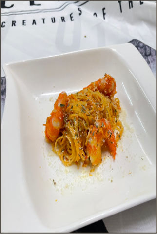 Jerry 游 - 鮮蝦紅醬天使細麵