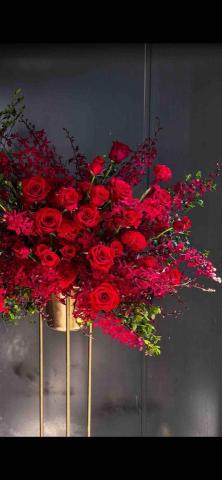 JCflower崨希花藝工作室 - 開幕高架花籃 JCflower崨希花藝工作室 - 開幕高架花籃