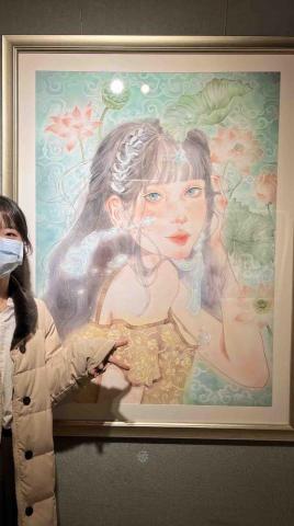 朱昕慧 - 系展入圍的水彩全開作品